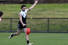 North Ballarat's Isaac Carey will be hoping his team can get back on the winners list against Melton. Picture by Lachlan Bence