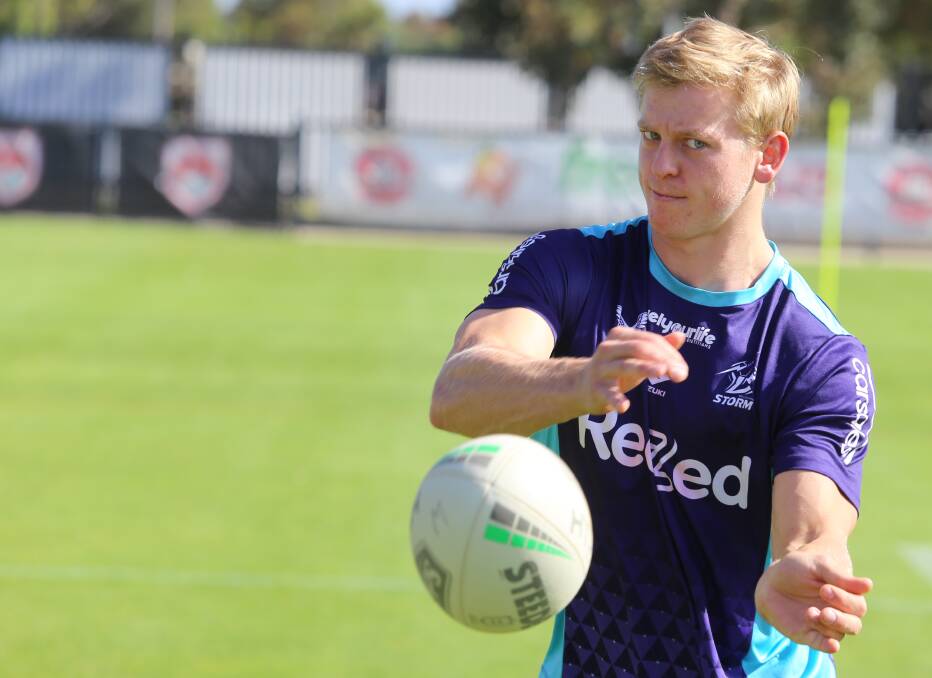 NEW FACES: Tyran Wishart has the name of a Rugby League legend but it keen to make a name for himself at Melbourne Storm. Picture: supplied