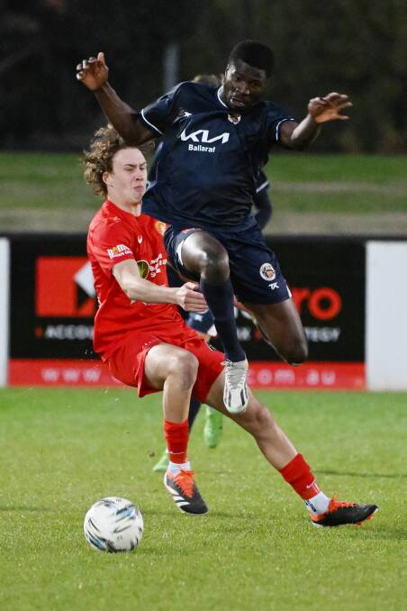 Xagai Douhadji was exceptional in his return from injury at the weekend in Ballarat City's win. 