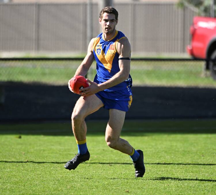 Riley O'Keefe's return helped sure up Sebastopol's defence in the win against Melton South. 