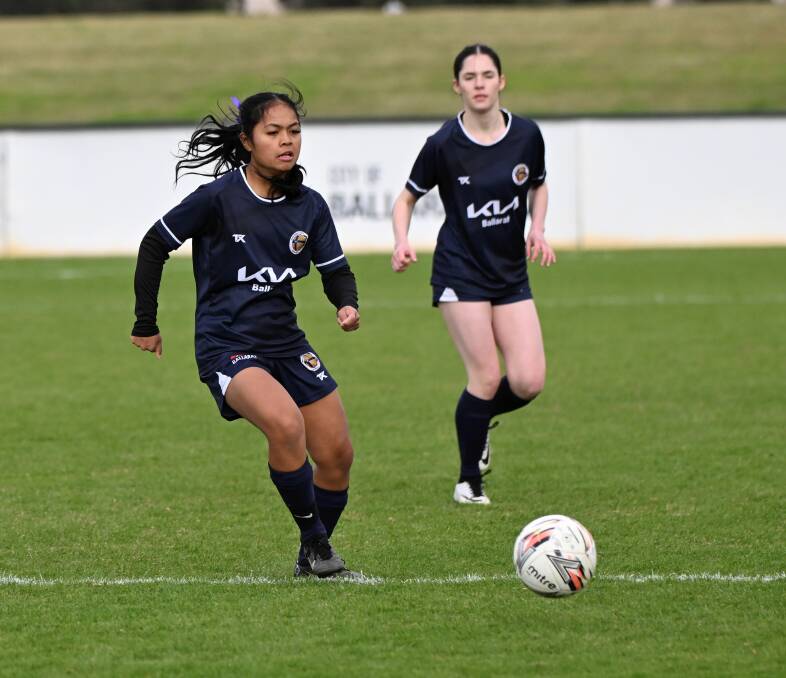 Mariella Bagan of Ballarat City will be hoping the return to home comforts at Morshead Park can lead to another win. Picture by Lachlan Bence