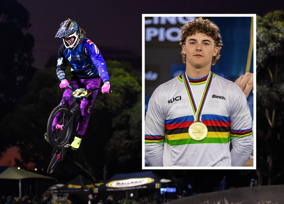 Ballarat's Josh Jolly is the world champion after winning the title in the USA at the weekend. Pictures by Adam Trafford and courtesy instagram @jumpin_josh_1a