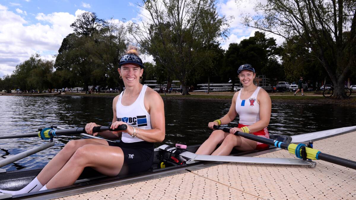 Lucy Stephan (left) and Katrina Werry (right) have been selected in another Olympic team. Picture by Adam Trafford