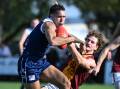 Harley Bennell kicked two goals for Melton South at the weekend. Picture by Kate Healy