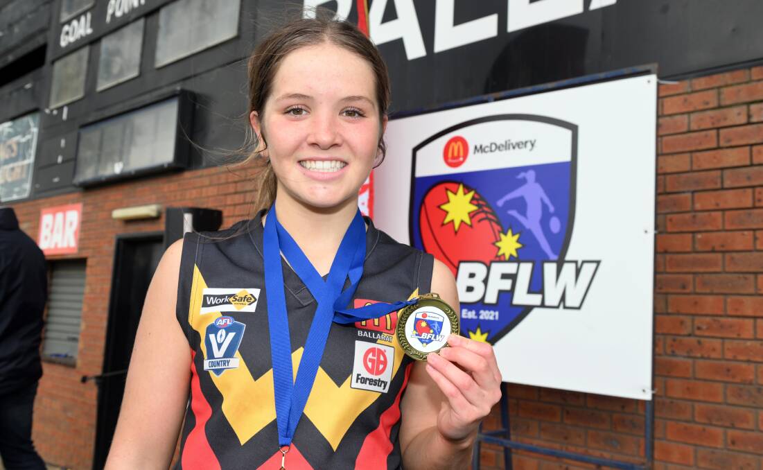 Bacchus Marsh captain was best on ground. Picture by Kate Healy