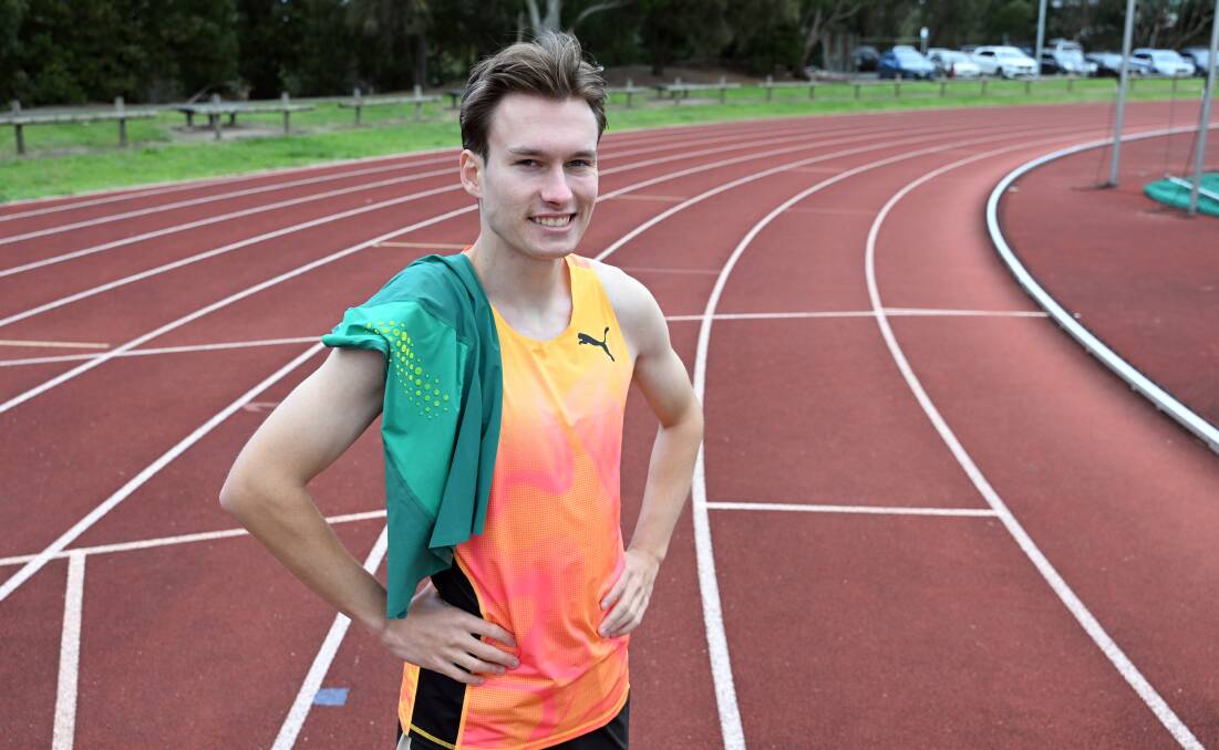 Cooper Sherman was second in the 400m at the Oceania Championships. 