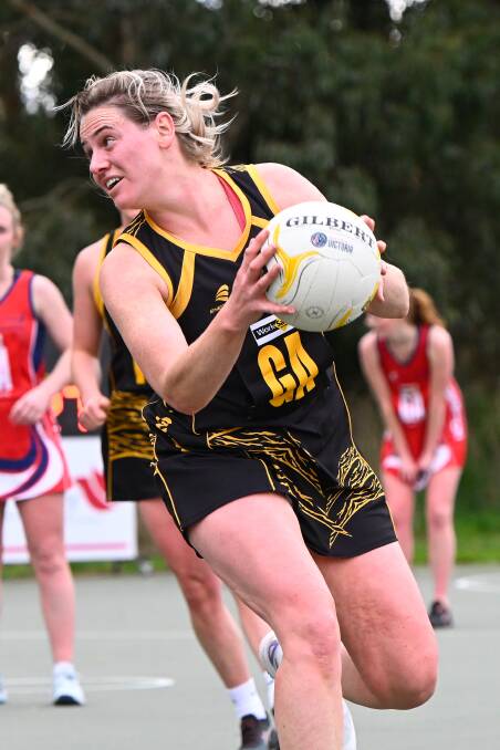 Sharni Mahar of Springbank controls the ball against Skipton. Picture by Adam Trafford