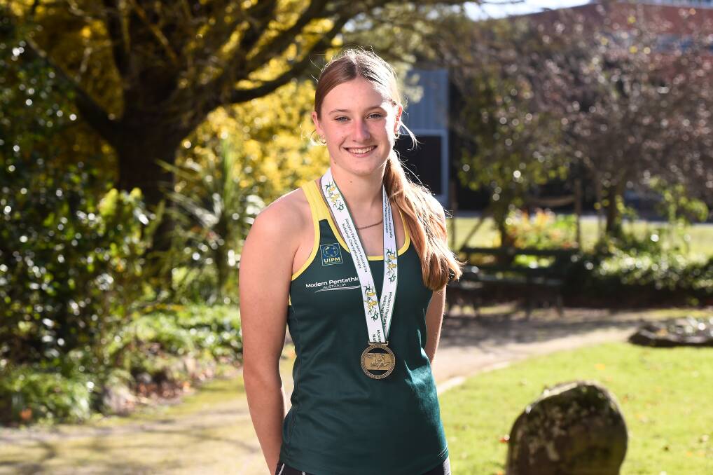 Zoe Addinsall won the U17 female Australian National Laser run championship. Picture by Adam Trafford 