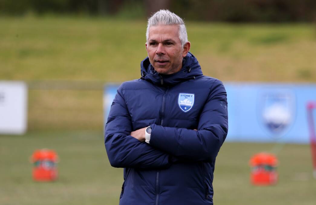 AT THE HELM: Sydney FC head coach Steve Corica. Picture: Supplied