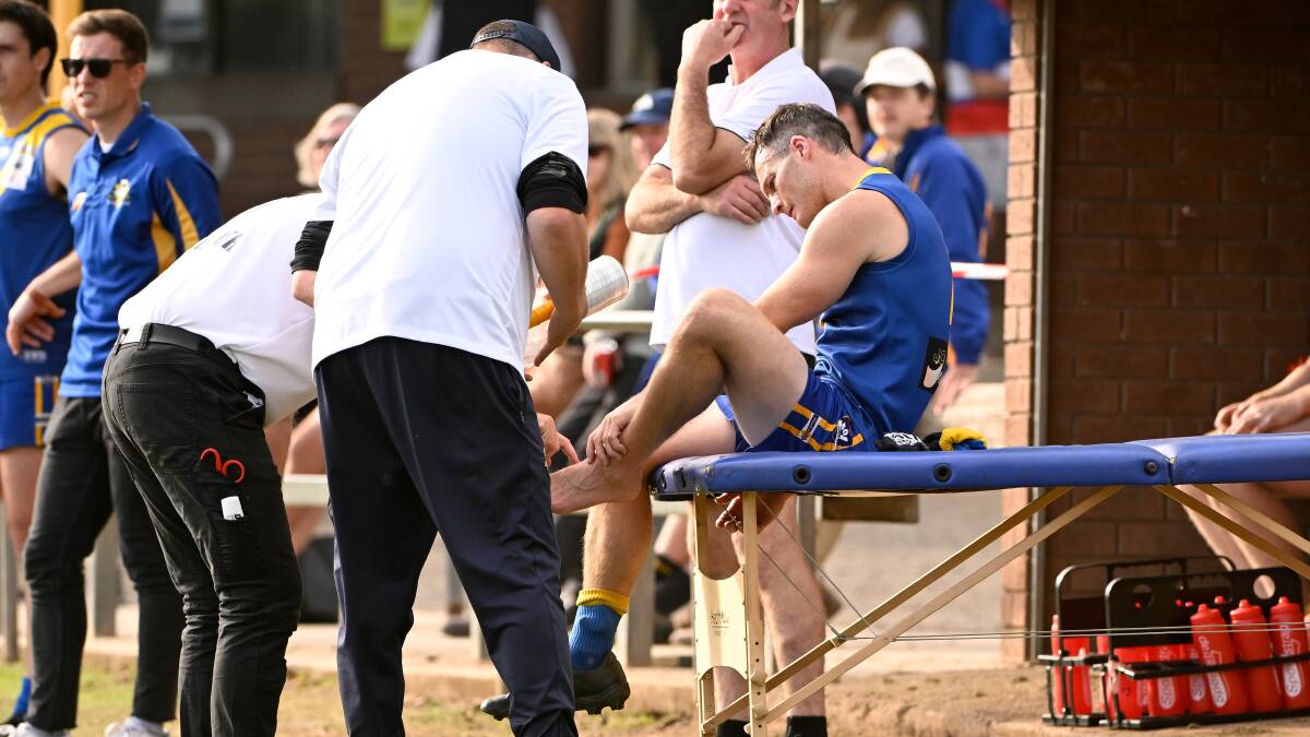 How much of a defining moment in the season will this prove to be for Learmonth? Veteran midfielder Brenton Powell injured an ankle in round four and has not played since. Picture by Adam Trafford.