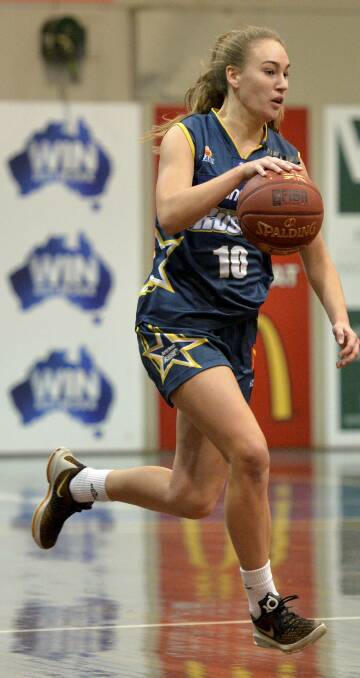 IN A RUSH: Kasey Burton is focused on getting Rush into the women's east conference  SEABL play-offs in a tight season.