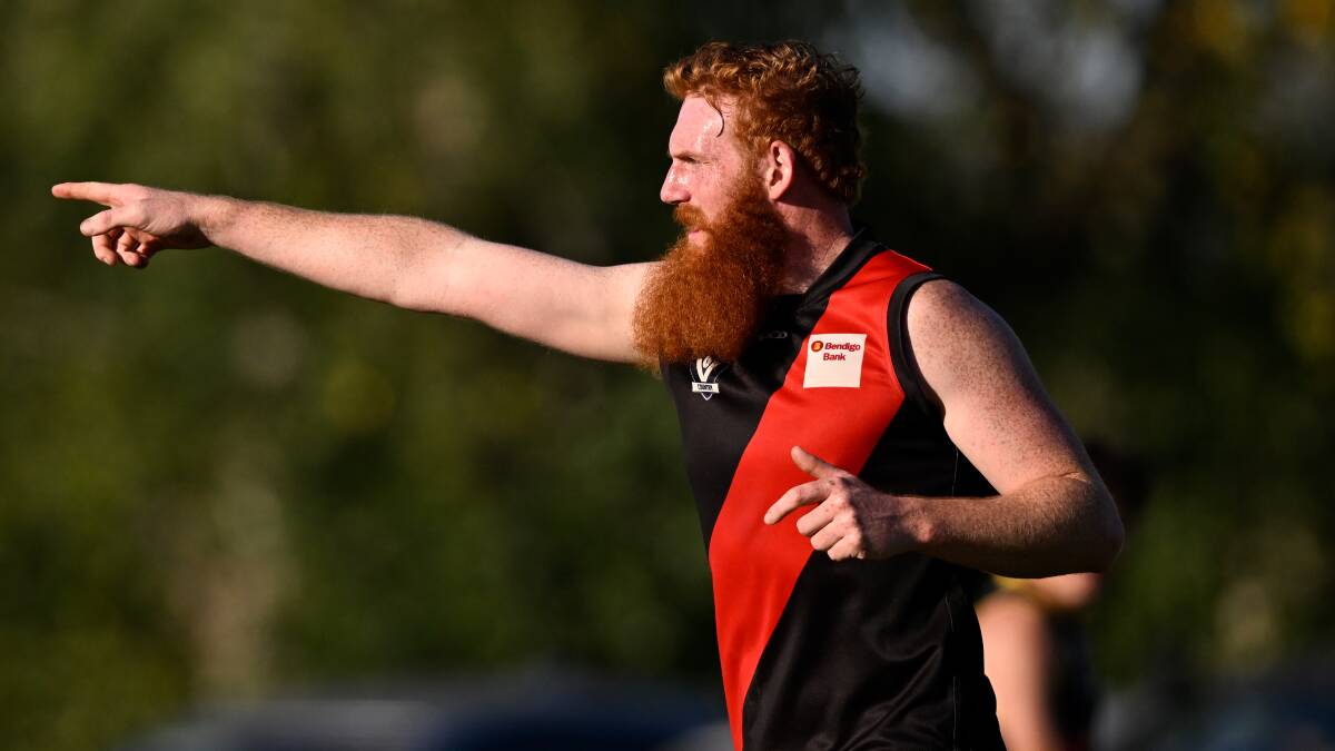 Key defender Jack Robertson has been instrumental in directing Buninyong's push up the ladder. Picture by Adam Trafford.