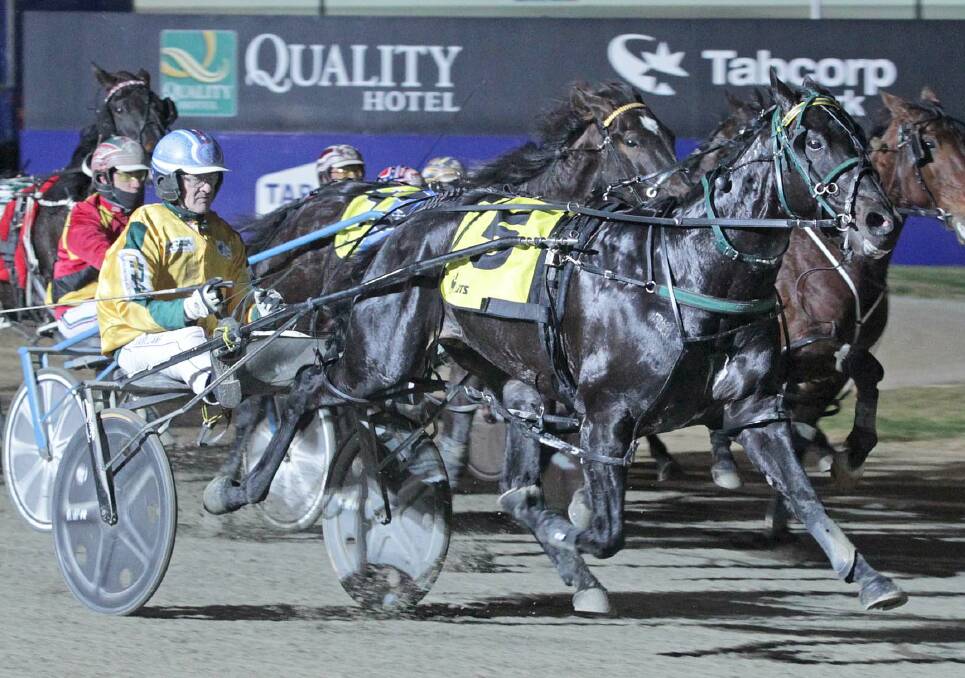 IDEAL OUTCOME: Gavin Lang steers Ideal For Real to a fifth straight win in a group 1 Vicbred Super Series final at Melton. 