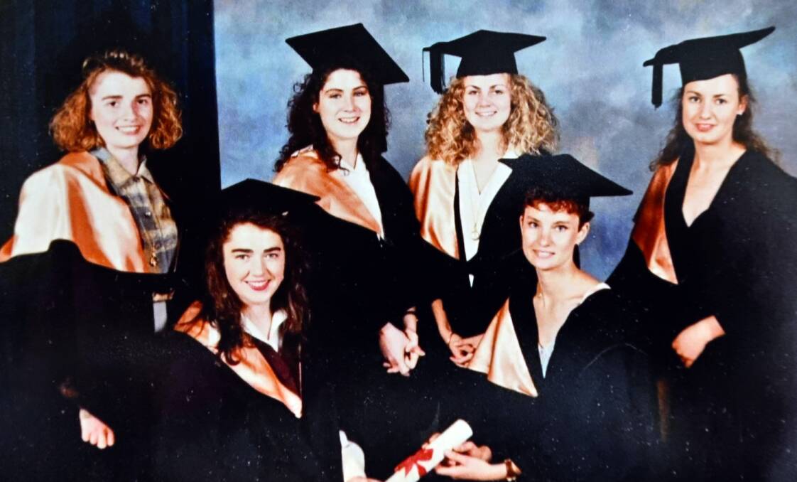 Some of the graduating class of nursing at ACU in 1993