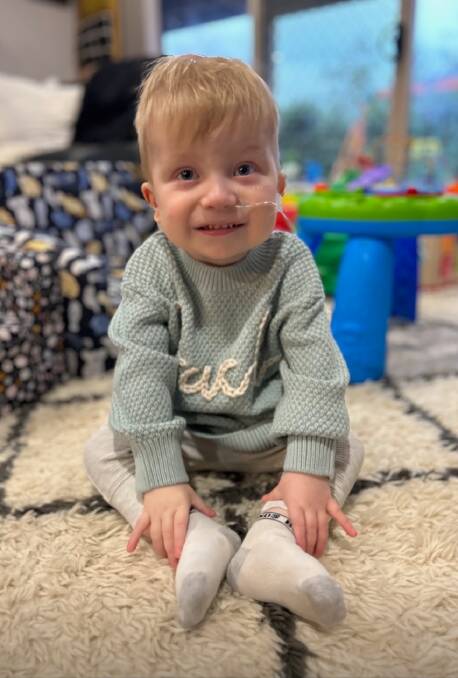 Jack Dwyer celebrated his second birthday this week after surviving four bowel surgeries, brain surgery and two open heart surgeries. Pictures supplied