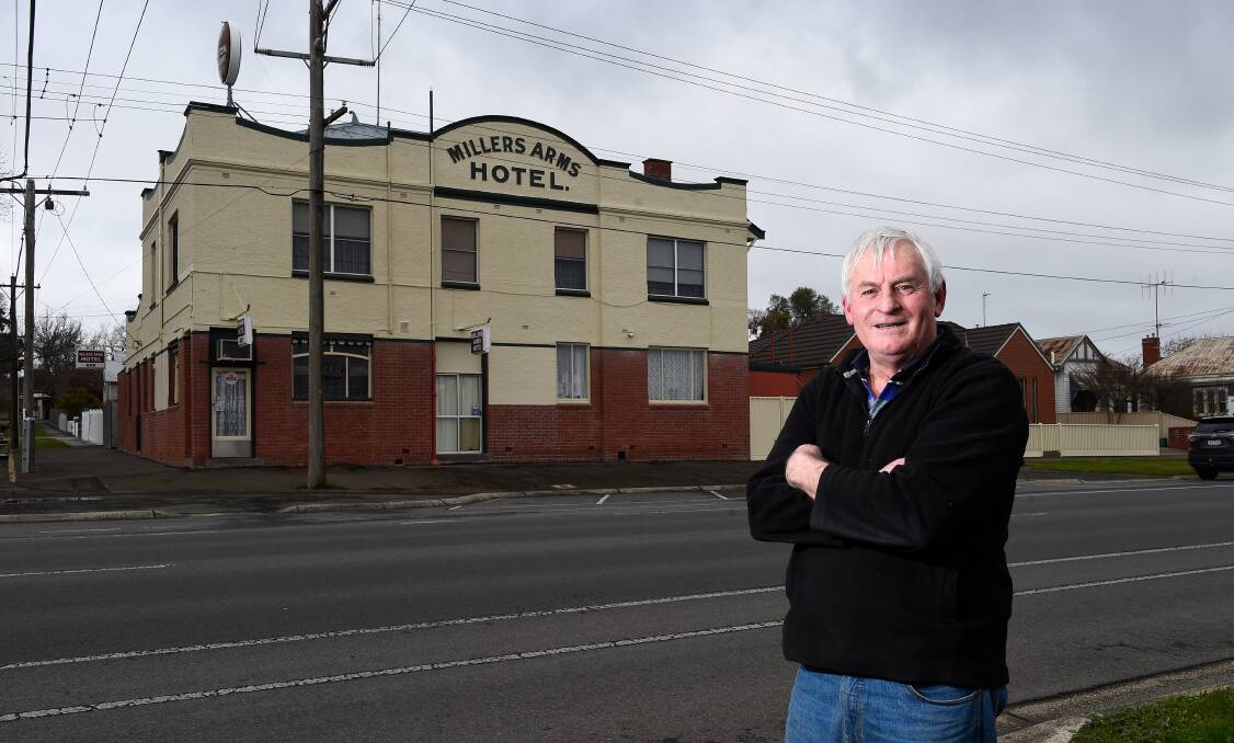 Millers Arms Hotel owner Darryl Stewart, pictured when he put the hotel on the market in August 2022. Picture by Adam Trafford