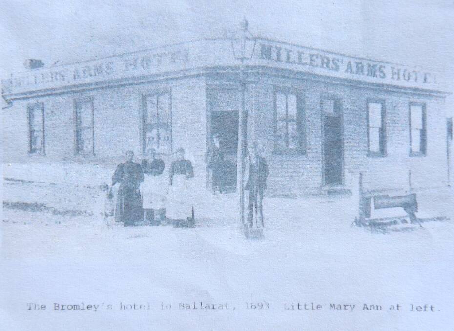 The original Millers Arms Hotel which was built in 1864.