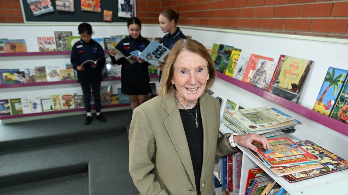 Jillian Burt has been principal at Forest Street Primary School for 20 years. Picture by Lachlan Bence