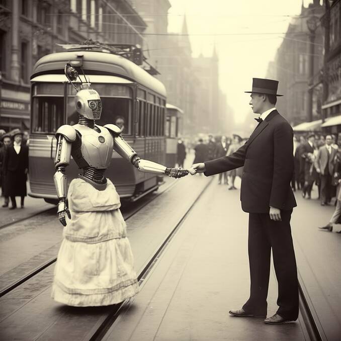Almost 1000 votes were cast in the People's Choice Prize, with Victorian artist Hanna Silver receiving the highest amount for her work Robot Intermarriage, Melbourne 1895, 2023