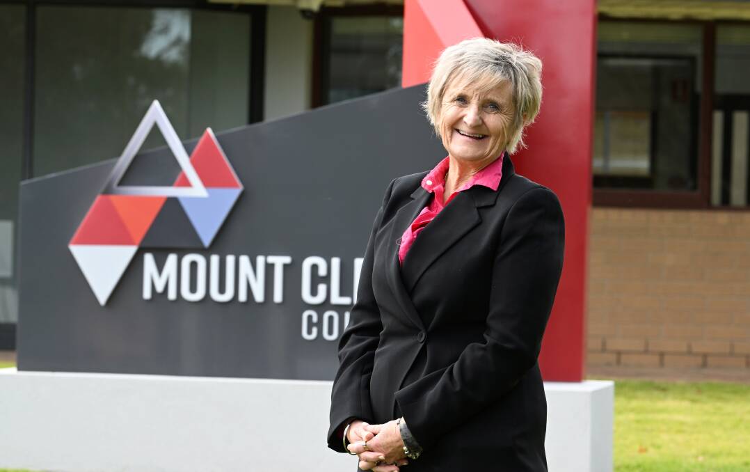 Jenny Bromley has been at Mount Clear College for around 30 years and has now officially been appointed principal. Picture by Lachlan Bence