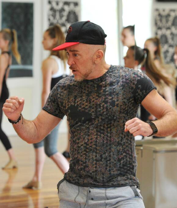 OPPORTUNITY: Iconic Australian choreographer Jason Coleman visited Ballarat on Saturday as part of a regional Victoria dancing workshop. Picture: Lachlan Bence.
