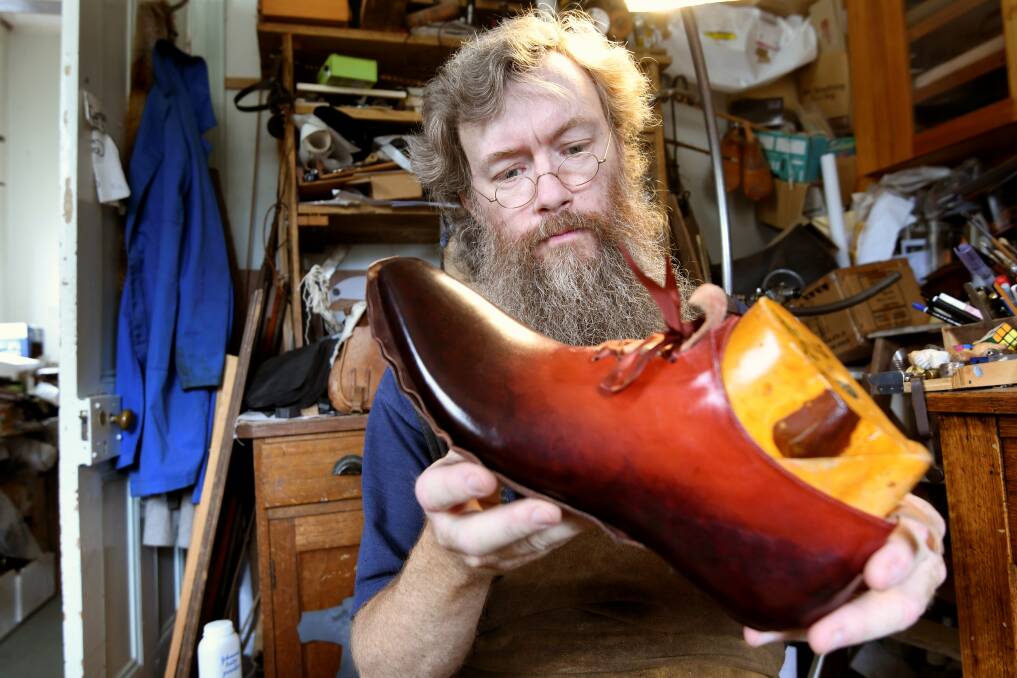 Clunes boot maker Duncan McHarg tells 
