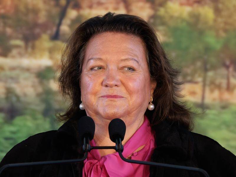 A judge told Gina Rinehart she will not have the last word in a legal stoush over iron ore riches. (Richard Wainwright/AAP PHOTOS)