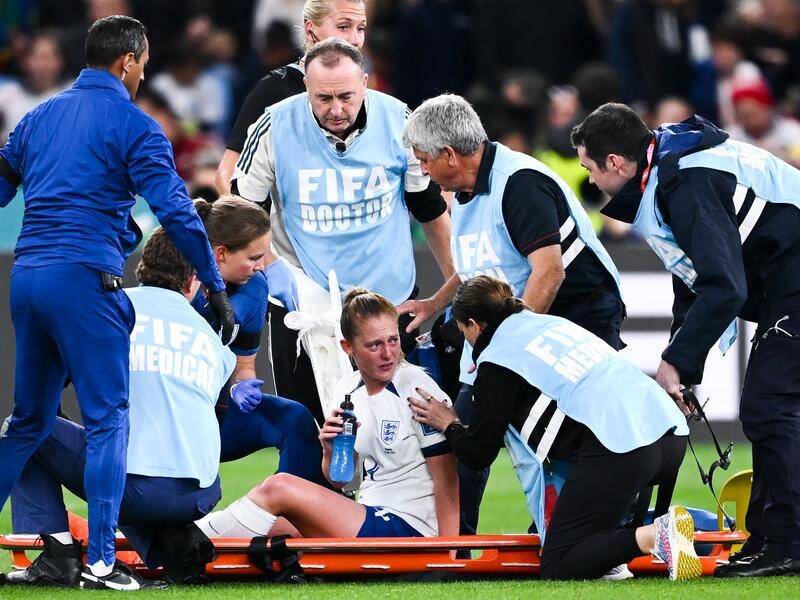Keira Walsh: England midfielder taken off on stretcher with knee injury in  Women's World Cup game against Denmark, Football News