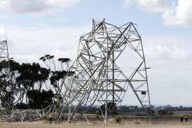 More than 12,000km of power lines were damaged in the wild weather that hit Victoria in February. (Con Chronis/AAP PHOTOS)