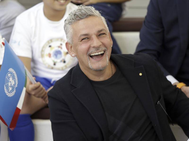 Former Italian player Roberto Baggio has reportedly been robbed in his own home. (AP PHOTO)