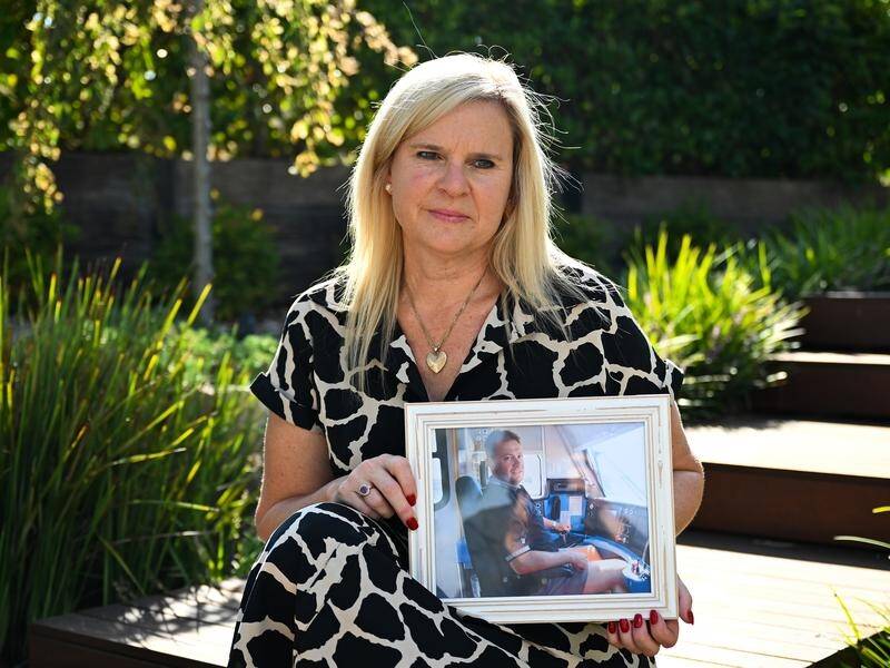 Jenny Kennedy says the four years since John's death have been emotionally exhausting. (Lukas Coch/AAP PHOTOS)