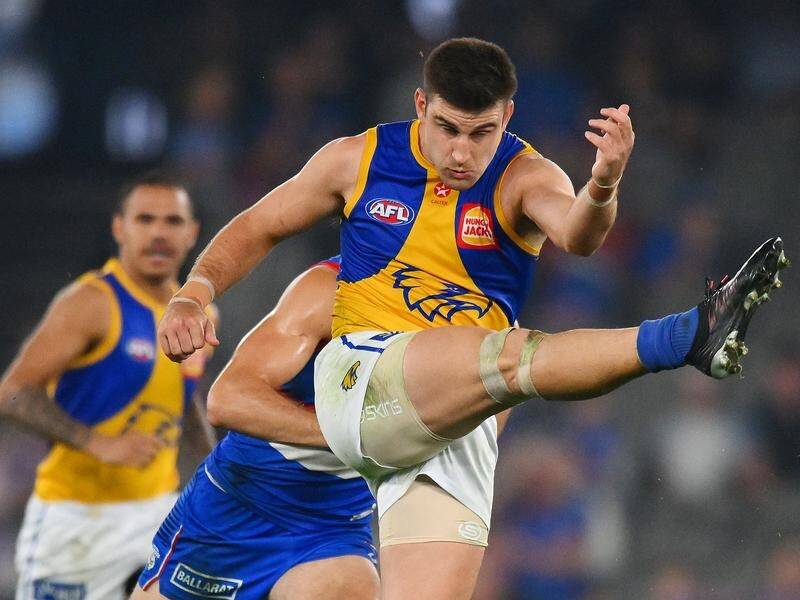 Elliot Yeo has signed a new three-year deal with West Coast after being courted by rival clubs. (Morgan Hancock/AAP PHOTOS)