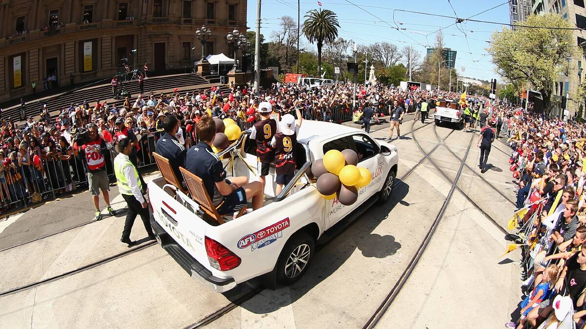 AFL grand final parade Photos The Courier Ballarat, VIC