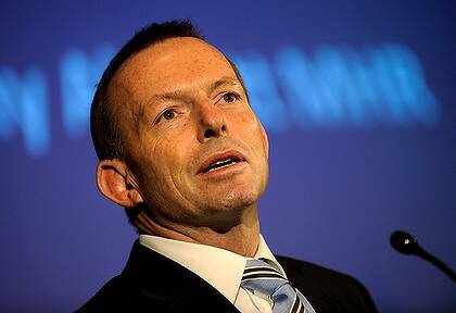 Opposition Leader Tony Abbott - given a hero's reception at a meeting with irrigators in Griffith today.