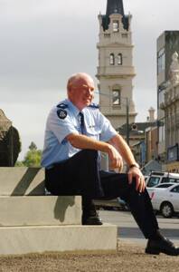 NO REGRETS: Ballarat Police Superintendent Paul Murnane retires today.